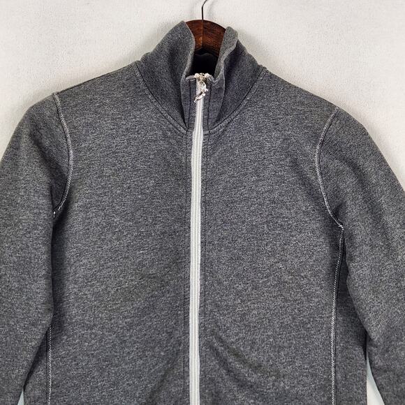 Twisted Heart Womens SZ M Y2K Zip Up Sweatshirt Jacket Bling Crown Baddie Gray - Picture 7 of 16